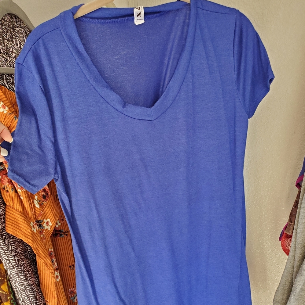 Basic blue tunic